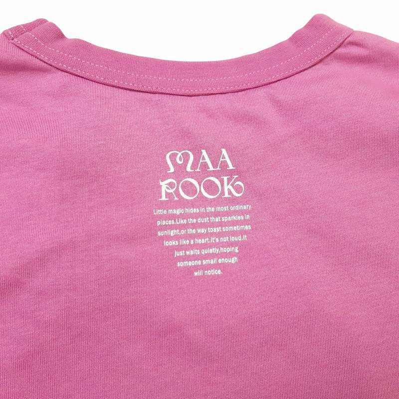 maarook「ギンガムイチゴパッチワークTシャツ」(90-130cm)   【メール便送料無料】の画像