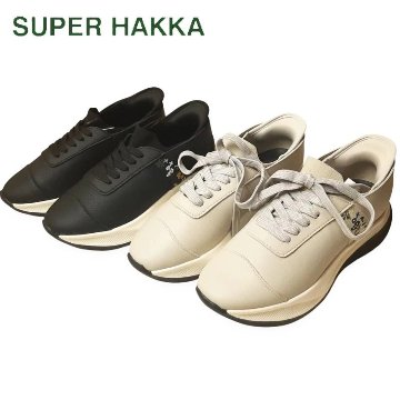 SUPER HAKKA 「フラワー刺繍 ハンズフリースニーカー」23.5-24.5cmの画像