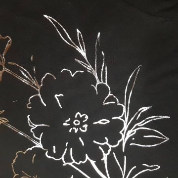 H.A.K 「エッジフローラ箔プリントTシャツ」0-1の画像