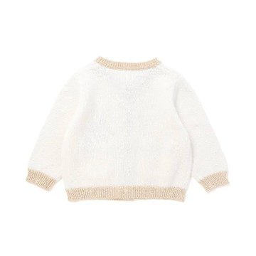 SLAP SLIP baby (スラップスリップ) 「 おもちゃ刺繍コットンニットカーディガン」(70-80cm)  メール便対応可の画像