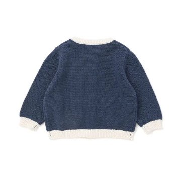 SLAP SLIP baby (スラップスリップ) 「 おもちゃ刺繍コットンニットカーディガン」(70-80cm)  メール便対応可の画像