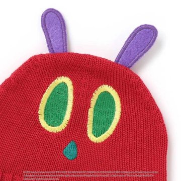 SLAP SLIP baby (スラップスリップ) 「【絵本コラボ はらぺこあおむし】ニット帽」FREE(44-48cm)  メール便対応可の画像