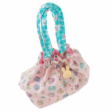 fafa 「【モンチッチ・チムたんコラボ】URSALA 巾着型ランチポーチ」（Ｆ） 【メール便送料198円対応】の画像