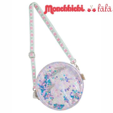 fafa「【モンチッチコラボ】ELERIスパンコール入り丸型ポシェット」（F）の画像