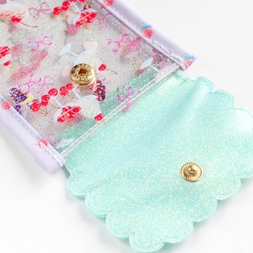 fafa 「CALLIE ROSE スパンコール入り クリアラメ 縦型ペンケース」(F) 【メール便送料198円対応可】の画像