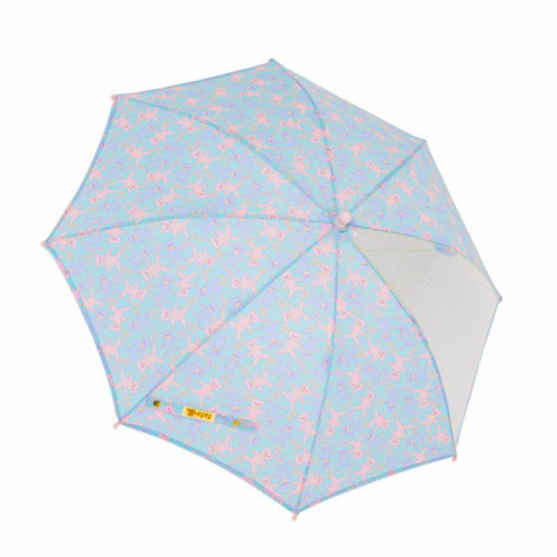 fafa「SPLISH SPLASH ベビーサイズ傘 ミントベアー柄」45cmの画像