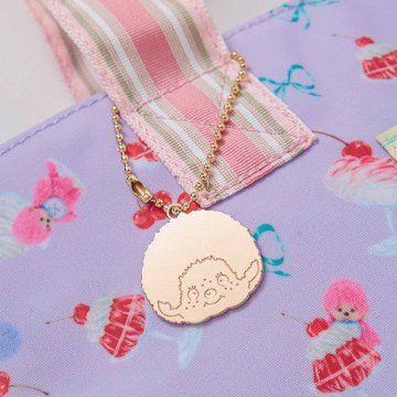 fafa 「【モンチッチコラボ】SADIE ミニレッスントートバッグ デザート柄」（F） 【メール便(送料198円)対応可】の画像