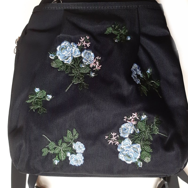 SUPER HAKKA glanta「ローズロンド刺繍ミニリュック」Fの画像