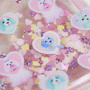 fafa「LACEY-MAE PVCハート型窓付き ポーチ」（F）メール便送料198円対応可の画像