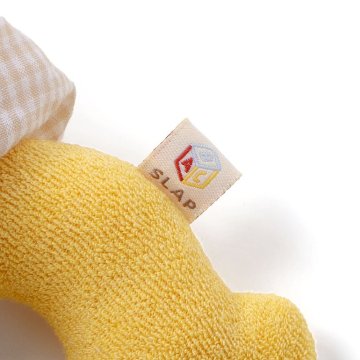 SLAP SLIP baby (スラップスリップ) 「 アニマル哺乳瓶ドーナツ型パイルラトル」ワンサイズ  の画像