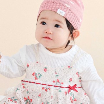 SLAP SLIP baby (スラップスリップ) 「 レースキャミソールドッキング長袖ロンパース」(70-80cm)  メール便対応可の画像