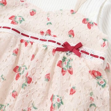 SLAP SLIP baby (スラップスリップ) 「 レースキャミソールドッキング長袖ロンパース」(70-80cm)  メール便対応可の画像