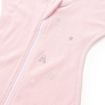 SLAP SLIP baby (スラップスリップ) 「 アニマルアップリケ付きパイルスリーピングバッグ」ワンサイズの画像