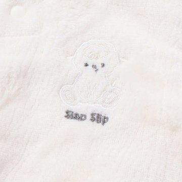 SLAP SLIP baby (スラップスリップ) 「 アニマルフェイス切り替えボアベスト」(70-80cm)  メール便対応可の画像