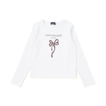 nexchic (ネクシック) 「チェック柄ビスチェ＋Tシャツセット」(110-150cm) の画像