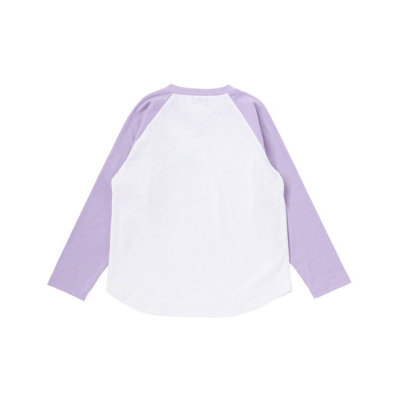 nexchic (ネクシック) 「ロゴワッペン付きラグラン長袖Tシャツ」(110-150cm) の画像