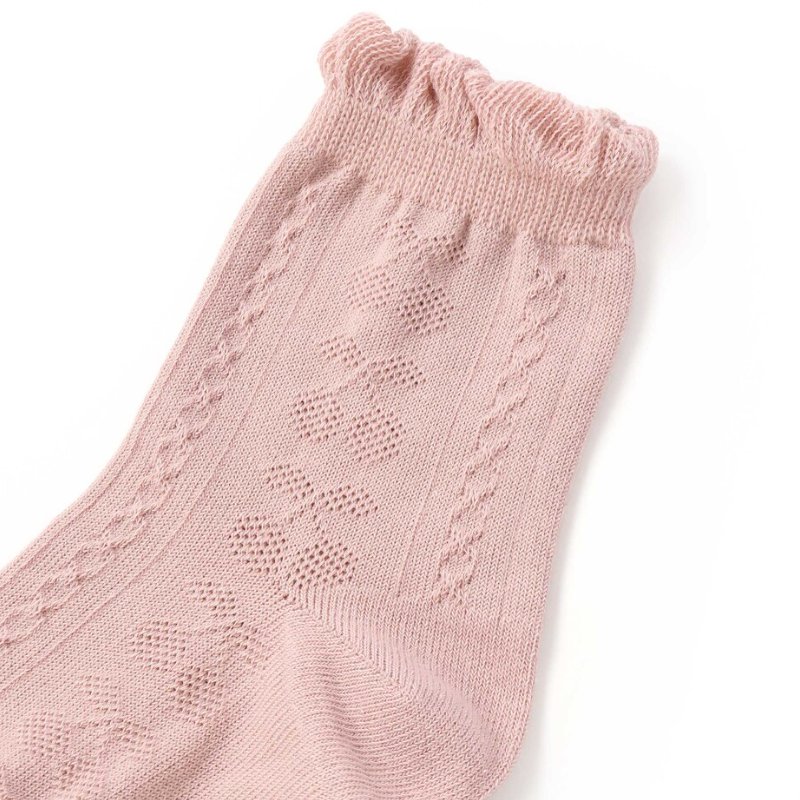 SLAP SLIP 「編み柄＆総柄アソートレギュラーソックス2Pセット」 (13-21cm) メール便対応可の画像