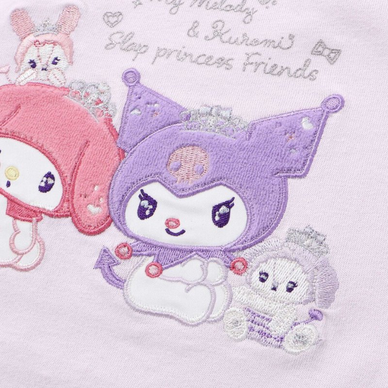 SLAP SLIP【サンリオコラボ】「パッチ刺繍肩フリル長袖Tシャツ」(80~130cm)　【メール便送料198円対応】の画像