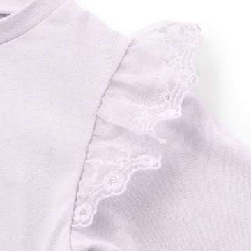 SLAP SLIP【サンリオコラボ】「パッチ刺繍肩フリル長袖Tシャツ」(80~130cm)　【メール便送料198円対応】の画像