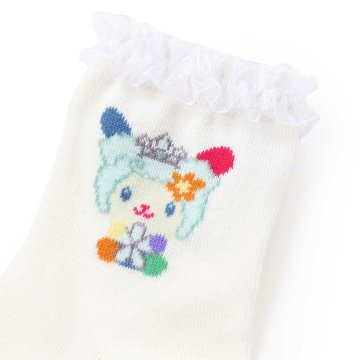 SLAP SLIP 【サンリオコラボ】「チュールフリルソックス」 (13-21cm) メール便対応可の画像