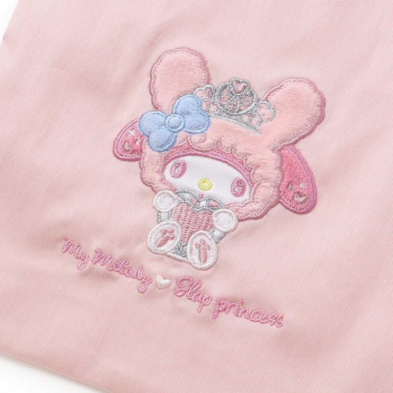 SLAP SLIP 【サンリオコラボ】「キャラクターパッチ刺繍巾着袋」ワンサイズ メール便対応可の画像