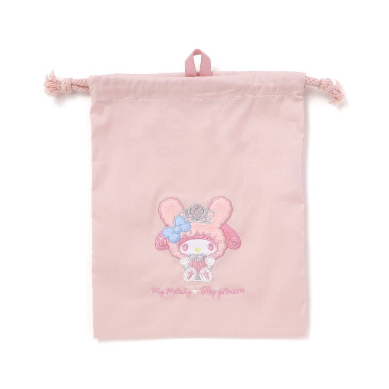 SLAP SLIP 【サンリオコラボ】「キャラクターパッチ刺繍巾着袋」ワンサイズ メール便対応可の画像