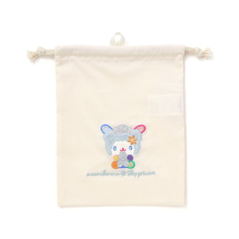 SLAP SLIP 【サンリオコラボ】「キャラクターパッチ刺繍巾着袋」ワンサイズ メール便対応可の画像