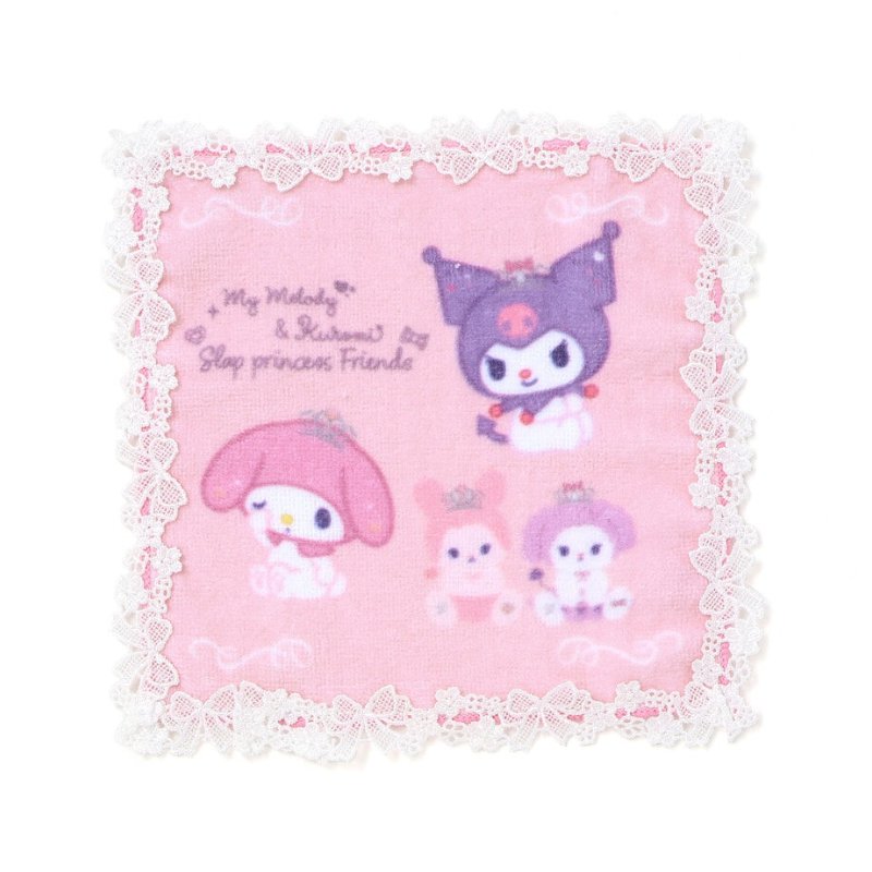 SLAP SLIP 【サンリオコラボ】「レース縁パイルハンカチ」メール便対応可の画像