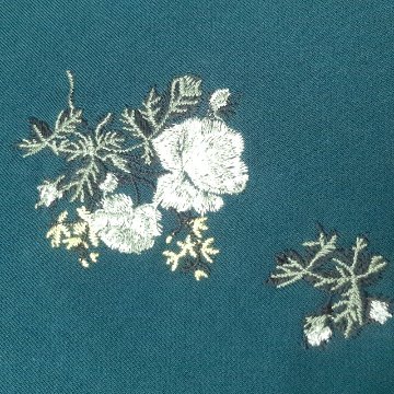 SUPER HAKKA「ホワイトローズ刺繍 裏毛プルオーバー」 Fの画像