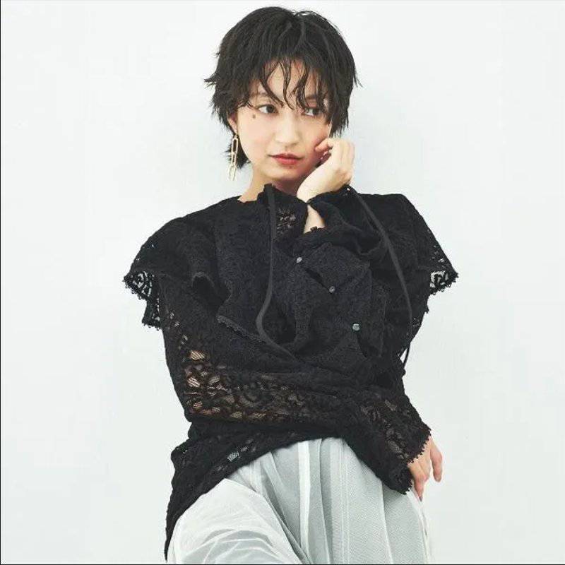 MUUNAA「ビンテージライクレースブラウス」(Lady's)の画像