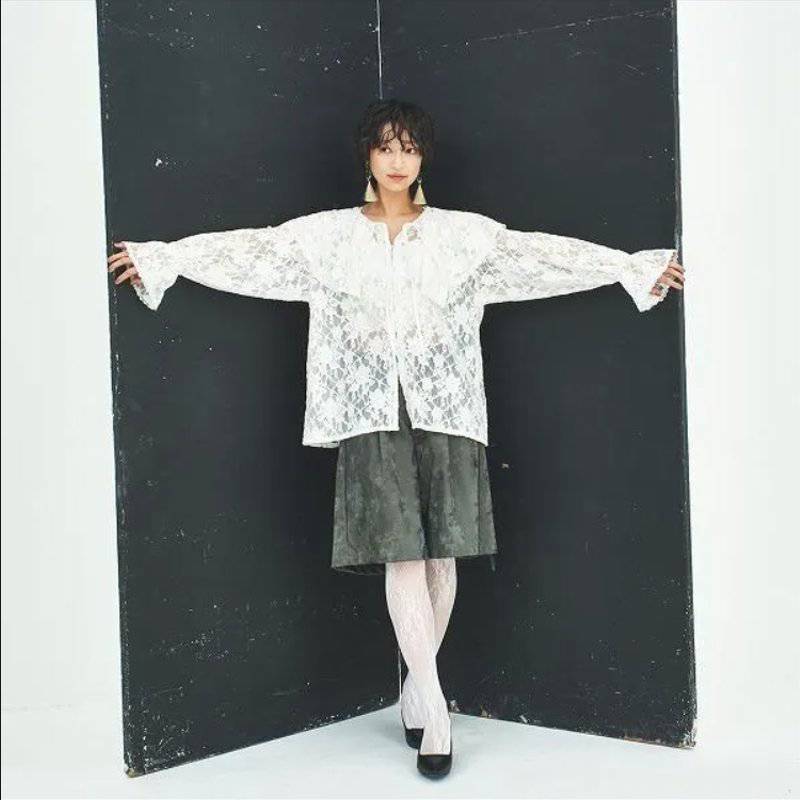 MUUNAA「ビンテージライクレースブラウス」(Lady's)の画像