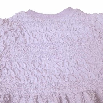 nino「ポコポコボーダージャガードプルオーバー」(90-150cm) 【メール便送料無料】の画像