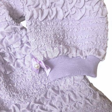 nino「ポコポコボーダージャガードプルオーバー」(90-150cm) 【メール便送料無料】の画像