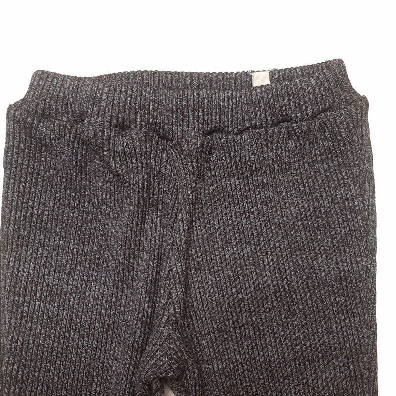 nino「裾フリルリブカットソーロングパンツ」(90-140cm) 【メール便送料無料】の画像