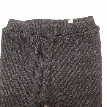 nino「裾フリルリブカットソーロングパンツ」(90-140cm) 【メール便送料無料】の画像