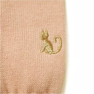 nino 「リボン付きクルーニット」 (90-150cm)【メール便送料無料】の画像
