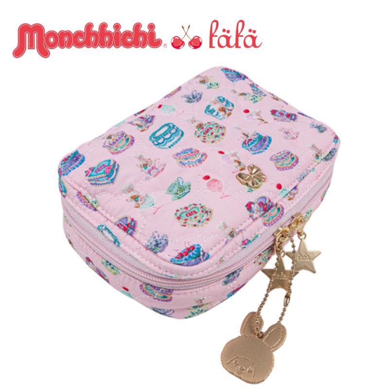 fafa 「【モンチッチコラボ】MARY ESME キルティングジュエリーケース」（F）の画像
