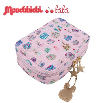 fafa 「【モンチッチコラボ】MARY ESME キルティングジュエリーケース」（F）の画像