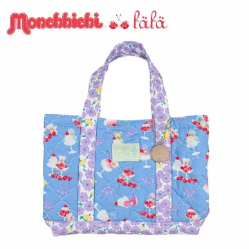 fafa「【モンチッチコラボ】LUNE キルティング 仕切り付きスクエア トートバッグ」（F）の画像