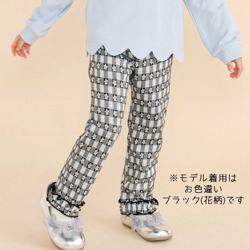 SLAP SLIP(スラップスリップ) 「リボン総柄パンツ」(80-120cm) 【メール便対応】の画像