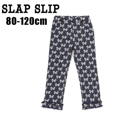 SLAP SLIP(スラップスリップ) 「リボン総柄パンツ」(80-120cm) 【メール便対応】の画像
