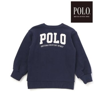 SLAP SLIP(スラップスリップ) 「【POLO BCSコラボ】 ロゴプリントトレーナー」(80-130cm)  メール便対応可の画像