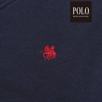 SLAP SLIP(スラップスリップ) 「【POLO BCSコラボ】 ロゴプリントトレーナー」(80-130cm)  メール便対応可の画像