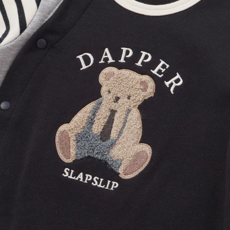 SLAP SLIP baby (スラップスリップ) 「 サガラ刺繡裏毛カバーオール」(70-80cm)  メール便対応可の画像