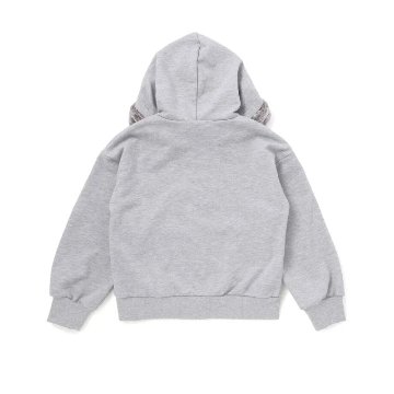 nexchic (ネクシック) 「フルジップファー付き裏毛パーカー」(130-150cm) の画像