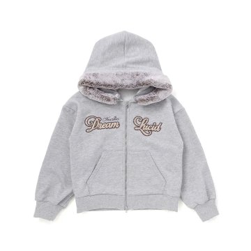 nexchic (ネクシック) 「フルジップファー付き裏毛パーカー」(130-150cm) の画像