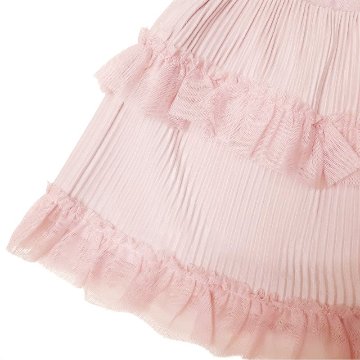 Souris (スーリー)「スウェード調プリーツスカート」（100-130cm）の画像