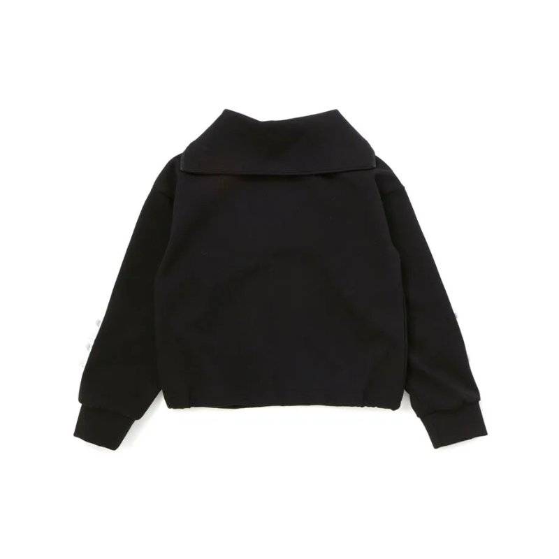 nexchic (ネクシック) 「セーラーカラーハーフジップトレーナー」(130-150cm) メール便対応可の画像