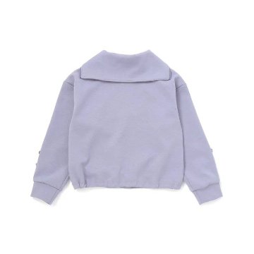 nexchic (ネクシック) 「セーラーカラーハーフジップトレーナー」(130-150cm) メール便対応可の画像