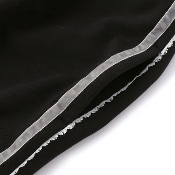 nexchic (ネクシック) 「レーステープライン＆リボンパンツ」(120-140cm)  メール便対応可の画像